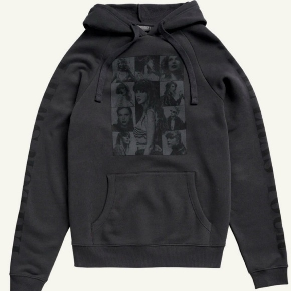 Taylor Swift Tops - Taylor Swift The Eras Tour Black Hoodie NEW